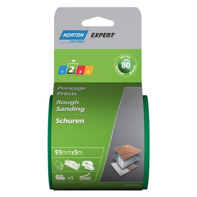 NORTON - Rouleau norgrip 93x5m g. 80 expert