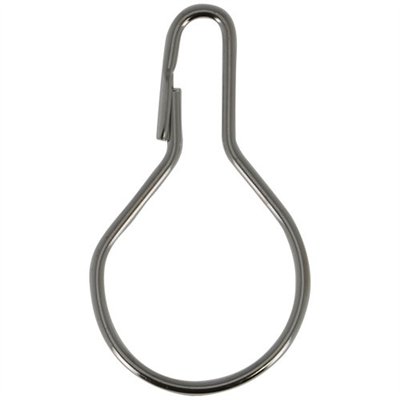 MOBOIS - Anneau douche nickelé d.30 blister de 10