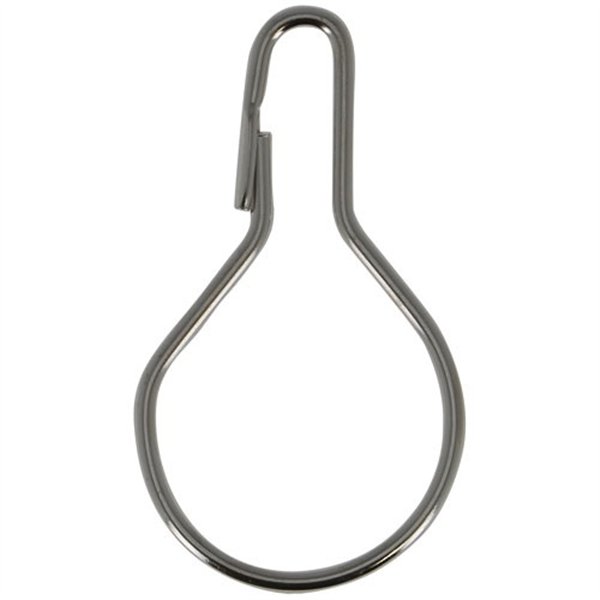 MOBOIS - Anneau douche nickelé d.30 blister de 10