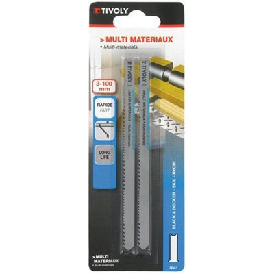 TIVOLY - Lame scie sauteuse b&d multimat 100mm bl2