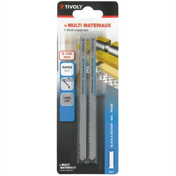 TIVOLY - Lame scie sauteuse b&d multimat 100mm bl2
