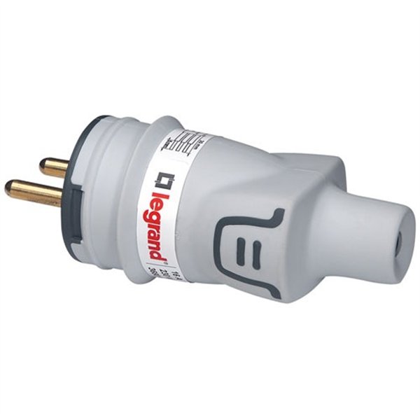 LEGRAND - Fiche mâle 2p+t IP44 gris vrac