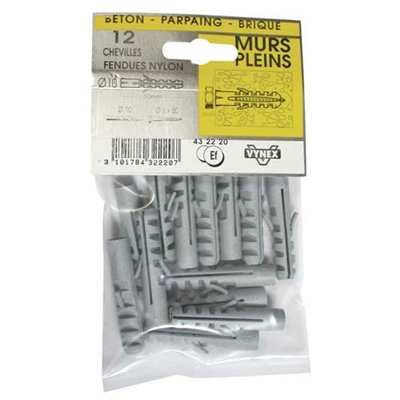 VYNEX - Cheville fendue nylon 5x25 sc