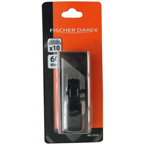 FISCHER DAREX - Lame trapèze 60mm x10 blister