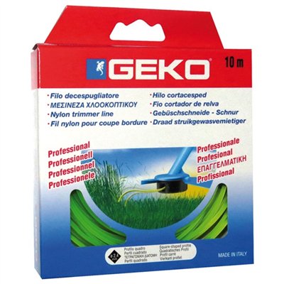 LYSTRA - Fil nylon carré pour coupe bordure D.2.4mmx10m