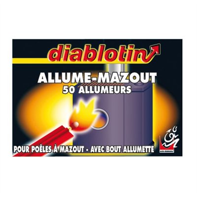 DIABLOTIN - Allume mazout allumettes .x50