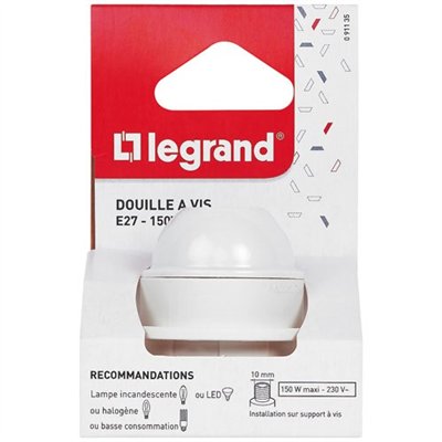 LEGRAND - Douille E27 sortie fil latérale sc