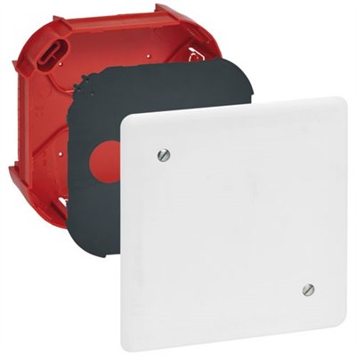 LEGRAND - Boîte dérivation à encastrer 115x115x40 /matériau plein