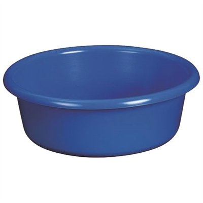 ALUMINIUM ET PLASTIQ - Cuvette ronde d36x12cm 6.5lbleu