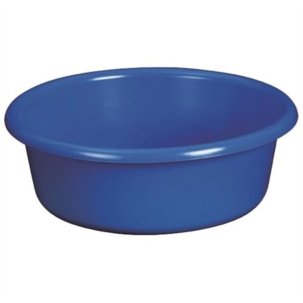 ALUMINIUM ET PLASTIQ - Cuvette ronde d36x12cm 6.5lbleu