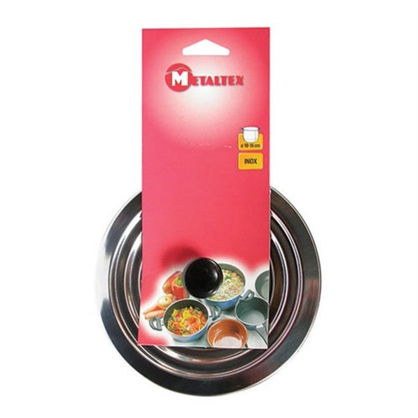 METALTEX - Couvercle inox diamètre 12 à 16 cm