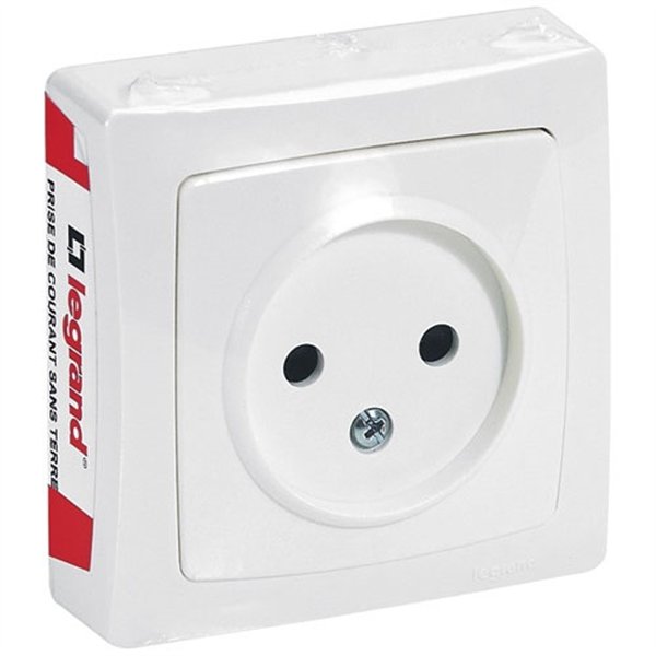 LEGRAND - Asl prise 2P blanc