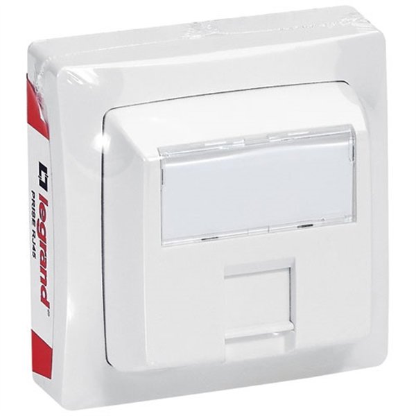 LEGRAND - Asl prise informatique RJ45 blanc sous film