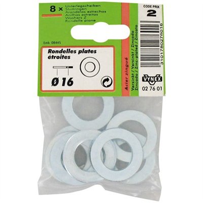 VYNEX - Rondelle étroite d16mm x8 en boîte