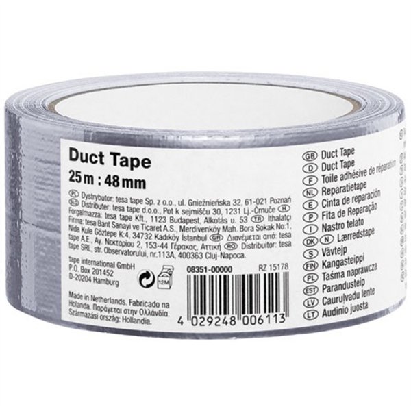 TESA - Basic adhésif toile 25mx48mm gris