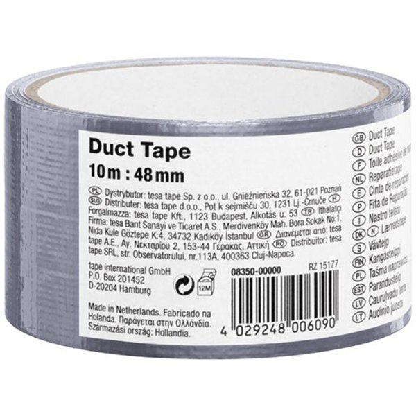 TESA - Basic adhésif toile 10mx48mm gris