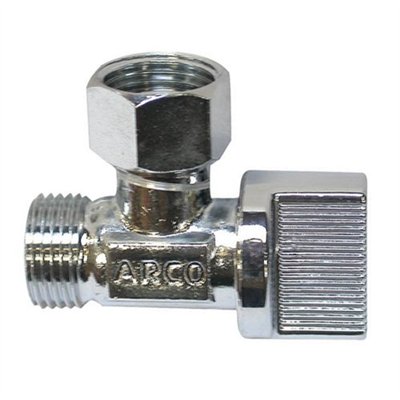 BOUTTE - Robinet chasse 12x17 1/4 tour chrome équerre vrac