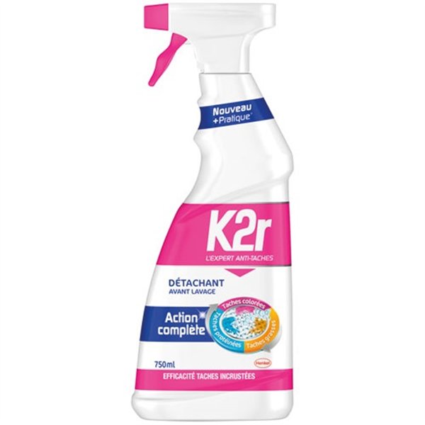K2R - K2r detachant av.lavage pist.750ml