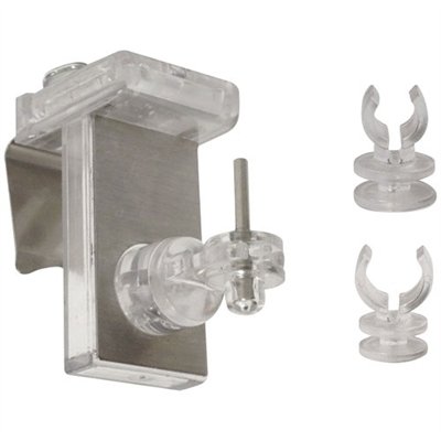 MOBOIS - supports clipvit 3 en 1 translucide/chrome x2