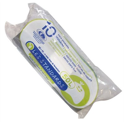 SCHWEITZER - Sac poubel.50l 24mic. rl/10 050pt10276