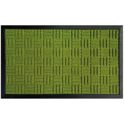 IDMAT - Tapis rubber brush vert 45x75 vert