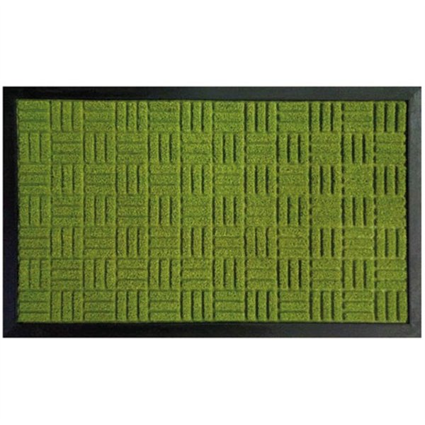 IDMAT - Tapis rubber brush vert 45x75 vert