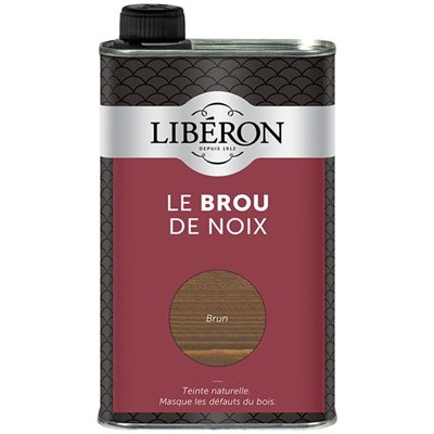 LIBERON - Brou de noix Liberon 500ml brun foncé