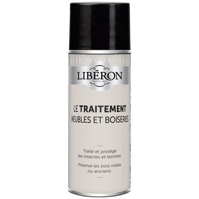 LIBERON - Insecticide traitement bois bombe 400ml Liberon