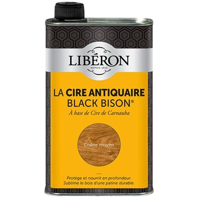 LIBERON - Cire Black bison 0.5L chêne moyen