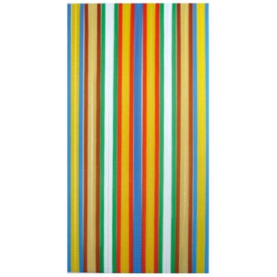 MOREL - Rideau de porte Antilles en polyéthylène - 90x200 cm - multicolore