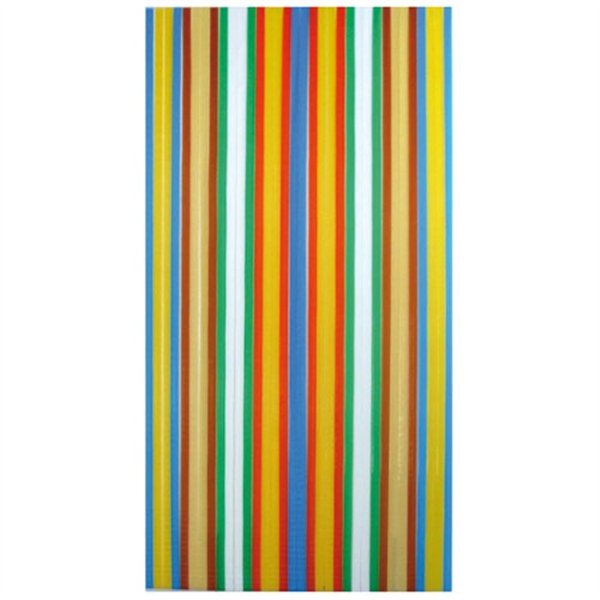 MOREL - Rideau de porte Antilles en polyéthylène - 90x200 cm - multicolore