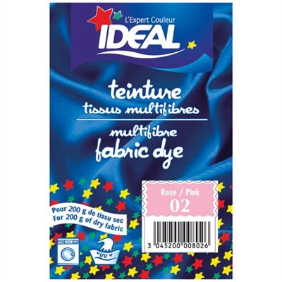 IDEAL - Teinture Idéal multifibres sachet 15g rose