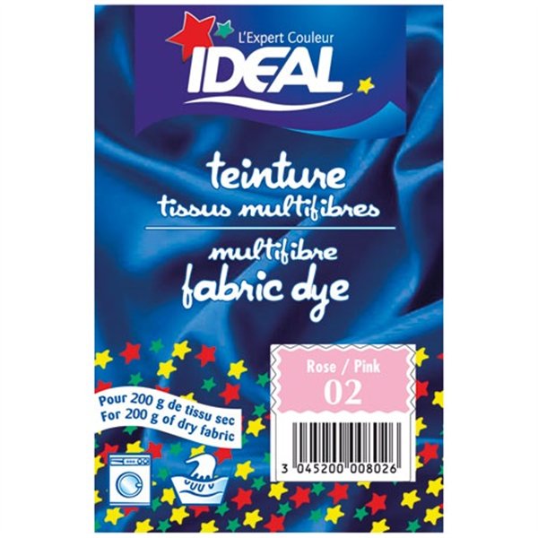 IDEAL - Teinture Idéal multifibres sachet 15g rose