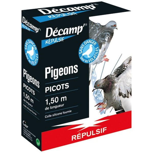 DECAMP' - Dispositif métallique picots pigeons