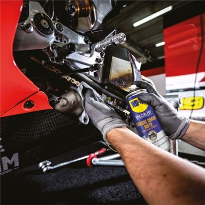 WD40 SPECIALIST MOTO - Graisse Chaîne Moto Conditions Humides WD-40 SPECIALIST 400 mL