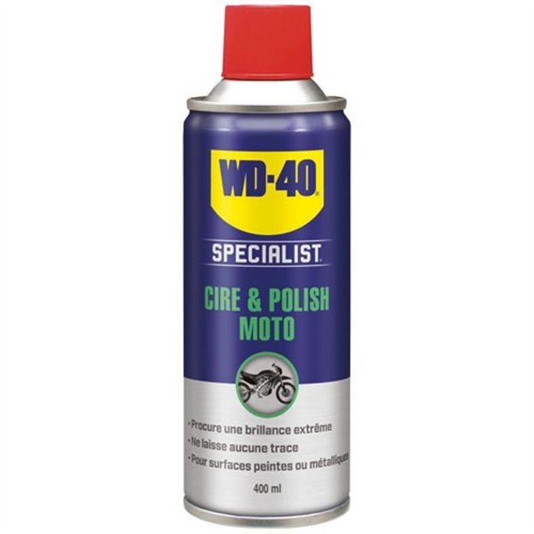 WD40 SPECIALIST MOTO - Cire & Polish Moto WD-40 SPECIALIST 400 mL