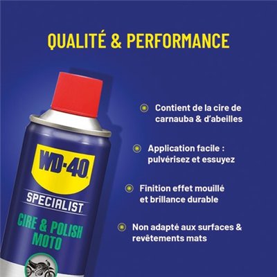 WD40 SPECIALIST MOTO - Cire & Polish Moto WD-40 SPECIALIST 400 mL