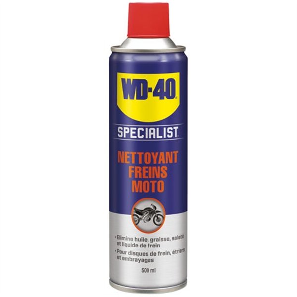 WD40 SPECIALIST MOTO - Wd40 moto nettoyant freins 500ml