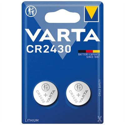 VARTA - Pile lithium bouton CR2430 blister de 2
