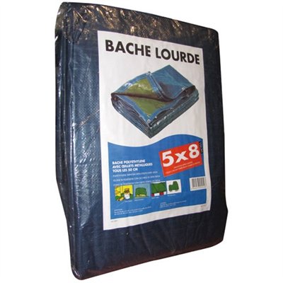 CORDERIE TOURNONAISE - Bache pro renforcée 5x8m 140grs/m²