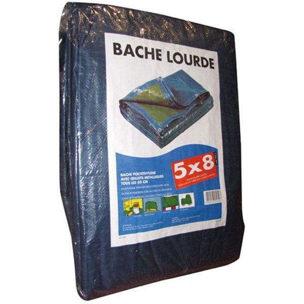 CORDERIE TOURNONAISE - Bache pro renforcée 5x8m 140grs/m²