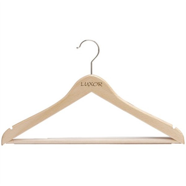 MONDEX - Cintre luxor girl plat naturel verni bad 41 cm