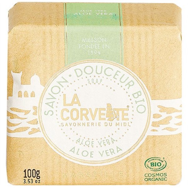 LA CORVETTE - Savon douceur bio aloe vera 100g Ecocert