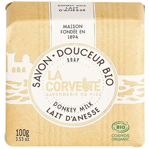 LA CORVETTE - Savon douceur bio lait anesse 100g