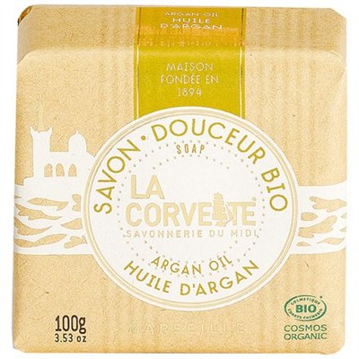 LA CORVETTE - Savon douceur bio huile d'argan 100g