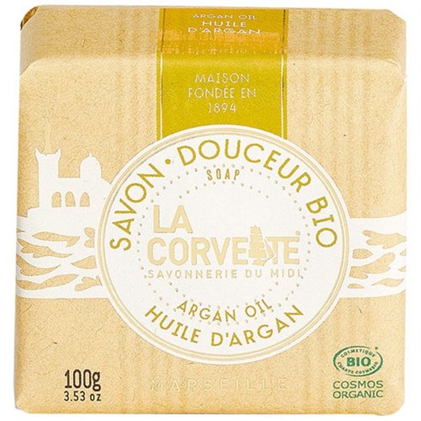 LA CORVETTE - Savon douceur bio huile d'argan 100g