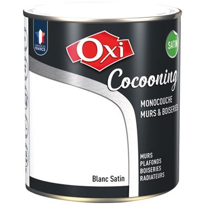 OXI - Murs bois satin blanc 2.5l