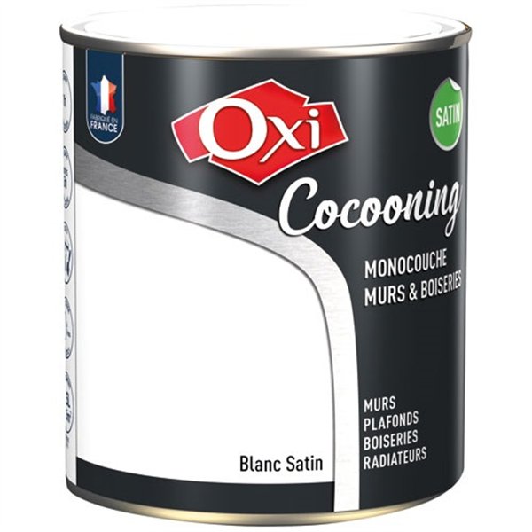 OXI - Murs bois satin blanc 2.5l