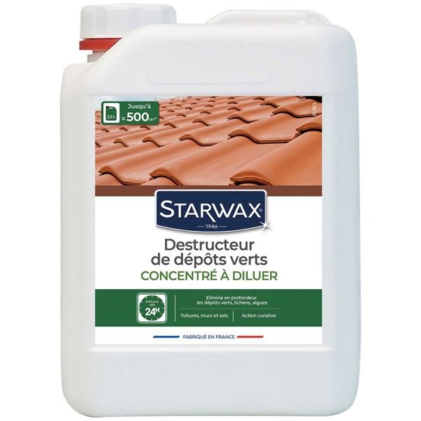 STARWAX - Destructeur de dépôts verts concentre 2.5l
