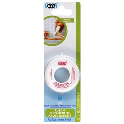 GEB - Ruban d'étanchéité 12mmx12mx0.1mm blister